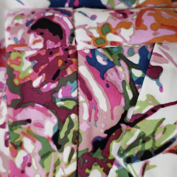 Liz Claiborne - Floral Capri Pants - Ladies 14 - Picture 12 of 12